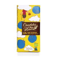 Chocolates From Heaven Hořká čokoláda s borůvkami 72% BIO 100 g