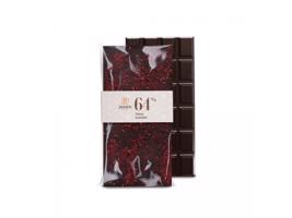Čokoládovna Janek Tmavá čokoláda s drcenými ostružinami a lyofilizovanými malinami 85 g