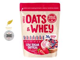 Gold Nutrition Snídaňový nápoj oats & whey protein jahoda 400 g