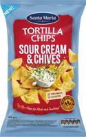 Santa Maria Tortilla chips smetana a pažitka 185 g