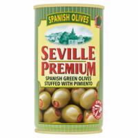 Seville premium Zelené olivy s papričkou 350 g