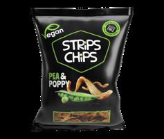 Strips Chips Hrachové s mákem 80 g