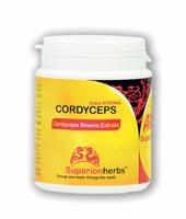 SUPERIONHERBS Cordyceps, Extrakt 40% polysacharidů, 15% manitolu 90 kapslí