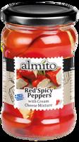 Almito Červené pikantní papriky plněné sýrem 270 g