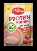 Amylon Protein puding jahodový bez lepku BIO 45 g