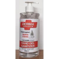 BIORUŽA čistící dezin. antibakteriální gel na ruce derma intensive plus 500 ml expirace