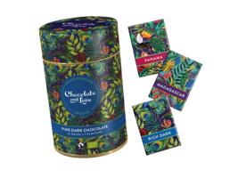 Chocolate and Love Rich Dark plechovka napolitains BIO 30 x 5.5 g