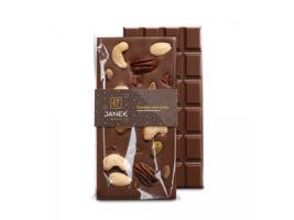 Čokoládovna Janek Mléčná čokoláda "Jankova pečeť" 95 g expirace