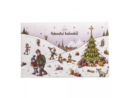 Čokoládovna Janek Tradiční dětský čokoládový adventní kalendář - mléčná čokoláda 170 g