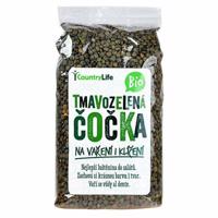 Country Life Čočka tmavozelená  BIO 500 g