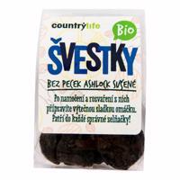 Country Life Švestky sušené bez pecek Ashlock BIO 100 g