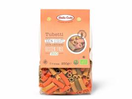 Dalla Costa BIO Tubetti 3 lusky (cizrna, červená čočka, zelený hrášek) 250 g
