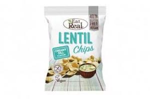 Eat Real Chipsy čočkové s krémovým koprem 40 g