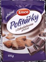 Emco Plněné polštářky s čokoládovou příchutí 175 g