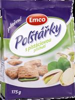 Emco Plněné polštářky s pistáciovou příchutí 175 g