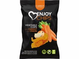 Enjoy chips Bramborové chipsy s mrkví a cibulí 40 g