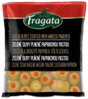 Fragata Zelené olivy plněné paprikovou pastou 160 g