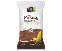 Free village Piškoty kakaové bez lepku 120 g