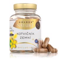 Golden Nature Kotvičník zemní 90%, zinek a selen 100 tablet