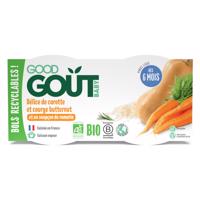 Good Gout Pyré z máslové dýně a mrkve BIO 2x190 g