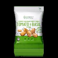 Greenergy Fava Chips s příchutí rajčat a bazalky 60 g  expirace