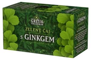 Grešík Zelený čaj s ginkgem 20 sáčků