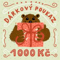 GRIZLY Dárkový elektronický poukaz 1000 Kč