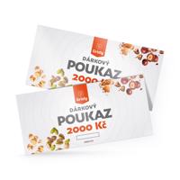 GRIZLY Dárkový tištěný poukaz 2 000 Kč