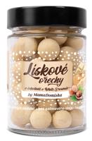 GRIZLY Lískové ořechy v čokoládě s White Brownie by @mamadomisha 180 g