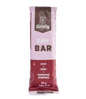 GRIZLY Raw Bar acai - kešu- konopné semínko 55 g expirace