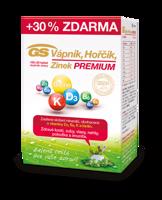 GS Vápník hořčík zinek Premium 100+30 tablet
