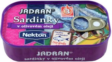 Jadran Sardinky v olivovém oleji 125 g