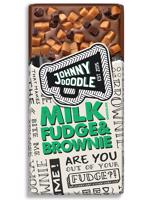 Johnny Doodle Mléčná čokoláda fondán a brownies 150 g