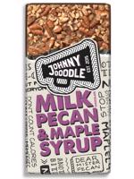 Johny Doodle – mléčná čokoláda, pekanové ořechy a javorový sirup 150 g  expirace