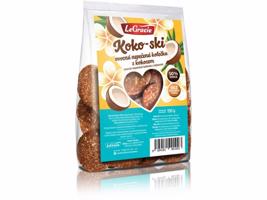 LeGracie KOKO-SKI - ovocná nepečená kolečka 150 g VL0141 expirace