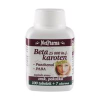 MedPharma Beta karoten 25.000 m.j. panthenol+PABA 107 tob.