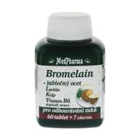 MedPharma Bromelain 300 mg+jabl.ocet,lecitin,kelp,B6 - 67 tablet