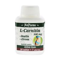 MedPharma L-Carnitin 500 mg + inulin + chrom 37 tablet