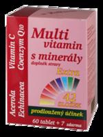 MedPharma Multivitamin s minerály + extra C,Q10, 42 složek 67 tablet