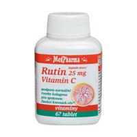 MedPharma Rutin 25 mg a vitamin C 67 tablet