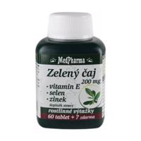 MedPharma Zelený čaj + vit E + zinek + selen 67 tablet
