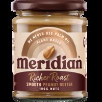 Meridian Arašídový krém Rich Roasted jemný 280 g