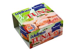 Nekton Tuňák ve vlastní šťávě Wellness kousky 185 g