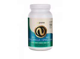 Nupreme Chlorella + spirulina BIO 750 tablet