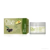 OliveBeauty medicare Olivový 24h krém na obličej s avokádem a motarem přímořským 50 ml