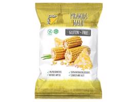 Popcrop Bezlepkové kukuřičné pyramidky s rýží a himalájskou solí 80 g