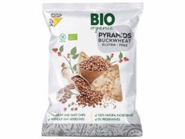 Popcrop BIO Bezlepkové pyramidky z celozrnné pohanky, rýže a jáhlů 25g expirace