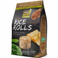 Rice Up Rýžové minichlebíčky špenát, sýr a olivový olej 50 g