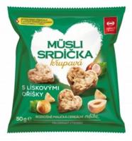 Semix Müsli srdíčka křupavá s lískovými oříšky 50 g