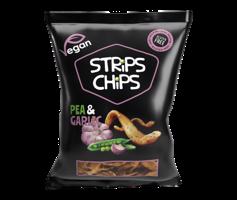 Strips Chips Hrách a česnek 80 g